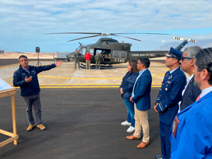 MOP entrega a operaciones estratégico punto de posada de helicópteros en Aeropuerto Andrés Sabella