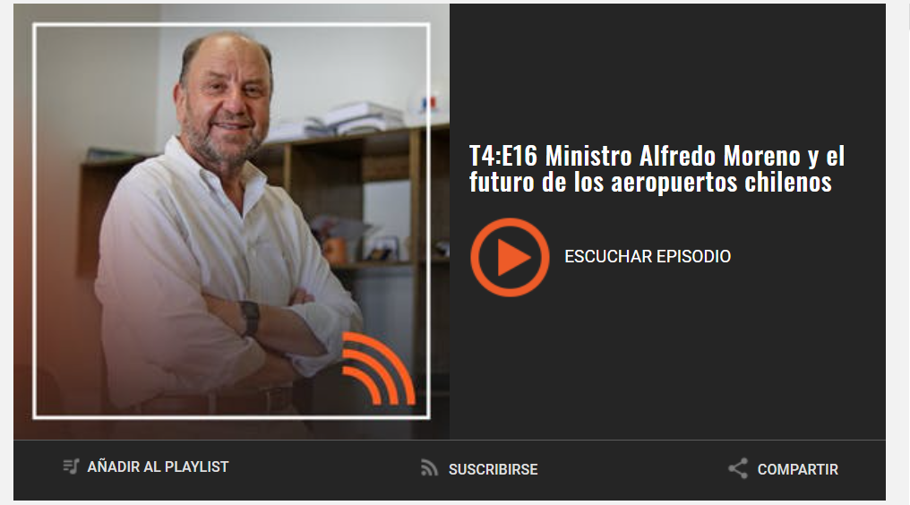 Entrevista: Ministro de Obras Públicas aborda el futuro de los aeropuertos en Chile en un podcast de Tele13 Radio