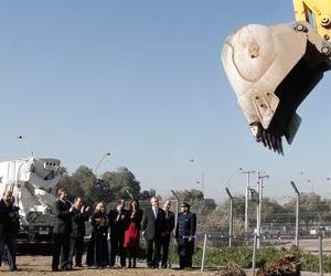 Presidente Piñera y Ministra Loreto Silva dan inicio a las obras de ampliación del Aeropuerto de Santiago
