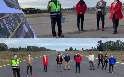Con mejoras al Aeródromo de Santo Domingo, refuerzan y agilizan conectividad aérea de emergencia en la región de Valparaíso