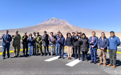 MOP inaugura cuatro puntos de posada para helicópteros en sectores fronterizos de la región de Antofagasta