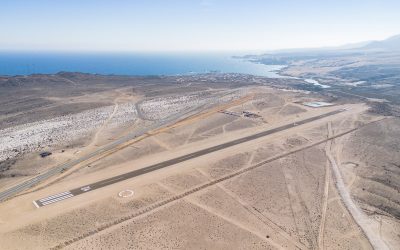 Carrizal Bajo cuenta con flamante pista pavimentada y punto de posada para helicópteros