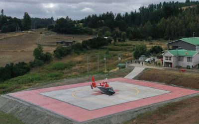 Región de La Araucanía: MOP invierte $900 millones en cuatro nuevos puntos de posada para helicópteros