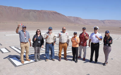 Ministra de Obras Públicas inaugura tres puntos de posada para helicópteros en región de Tarapacá